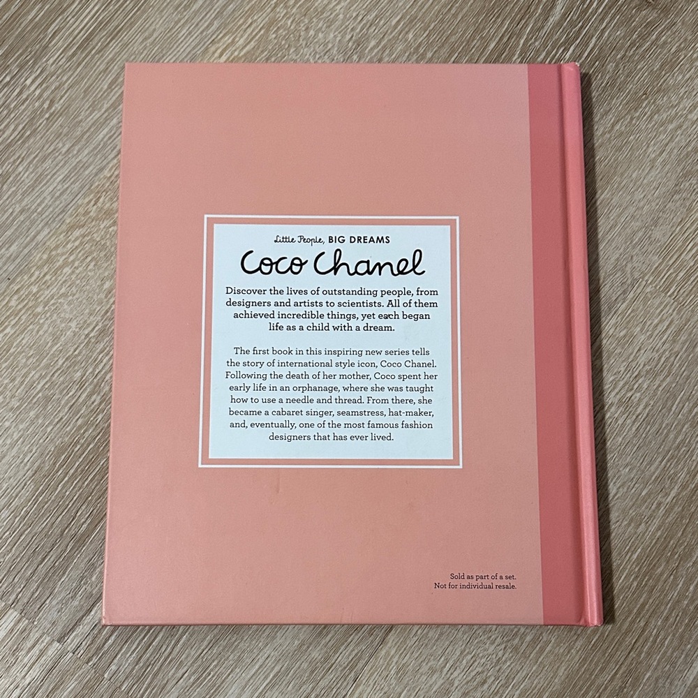 Little People, Big Dreams: Coco Chanel Hardcover Children’s Book Good Condition - Picture 5 of 9